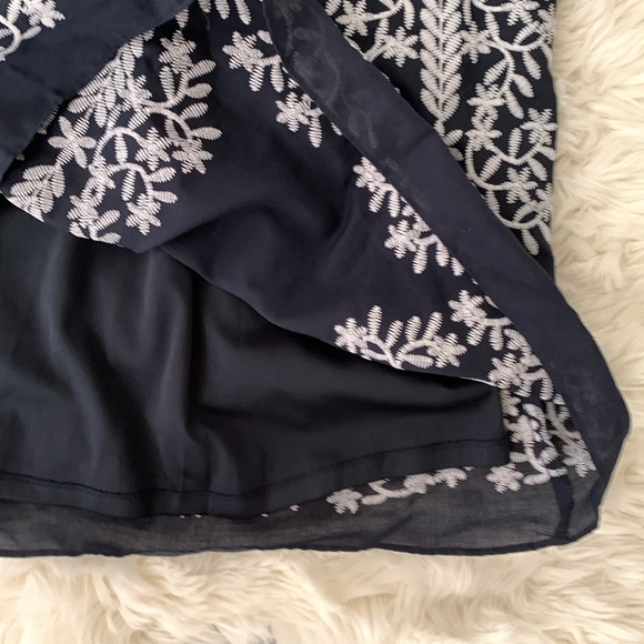 New Julia Jordan Square Neck Embroidered Cotton Sleeveless Maxi Dress - Picture 10 of 13